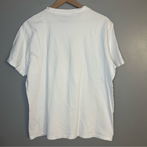 American Eagle Men’s White Super Soft Standard Fit T-Shirt, Size Large - Picture 4 of 6